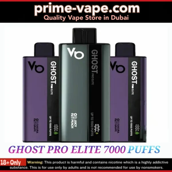 Ghost Pro Elite 7000 Puffs Disposable Vape | Vapes Bars- Dubai