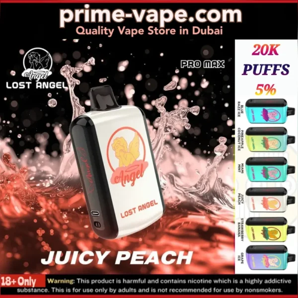 Lost Angel Pro Max 20000 Puffs Disposable Vape 20k 50MG Dubai