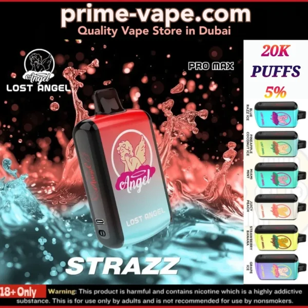 Lost Angel Pro Max 20000 Puffs Disposable Vape 20k 50MG Dubai