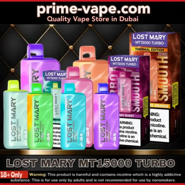 Lost Mary MT15000 Turbo Disposable Vape in Dubai- 15000 Puffs