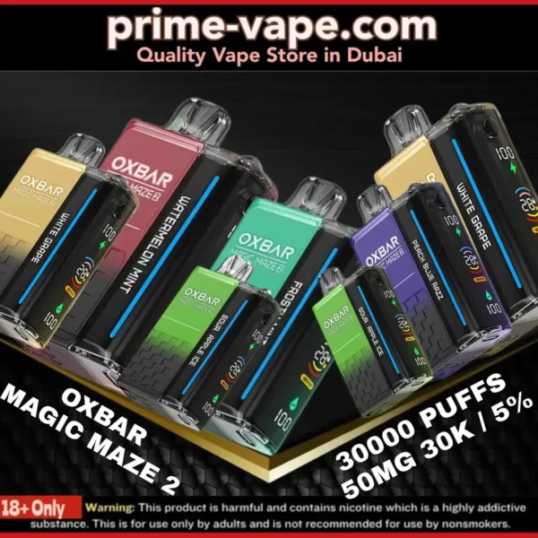 OXBAR MAGIC MAZE 2 30000 Puffs Disposable Vape 50mg Dubai