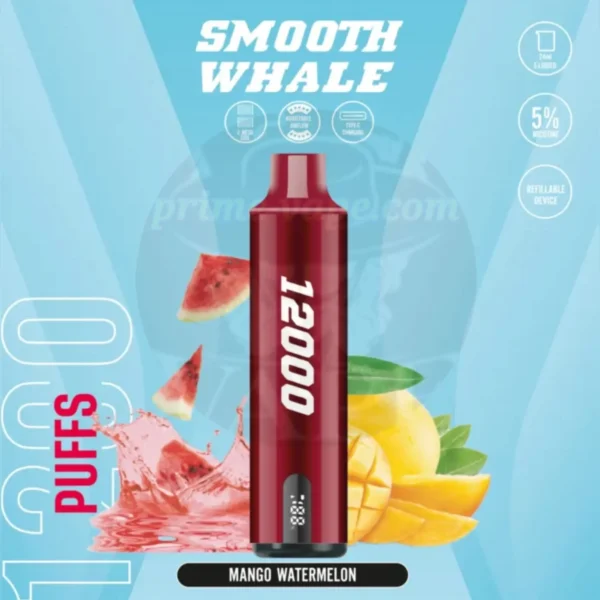 Smooth Whale 12000 Puffs Disposable Vape in Dubai UAE