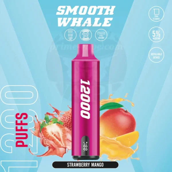 Smooth Whale 12000 Puffs Disposable Vape in Dubai UAE