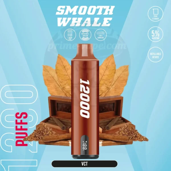 Smooth Whale 12000 Puffs Disposable Vape in Dubai UAE