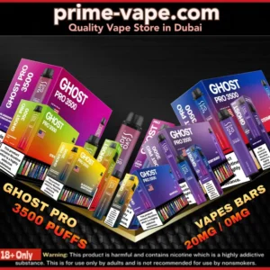 Ghost Pro 3500 Puffs Vapes Bars Disposable Vape- Dubai UAE