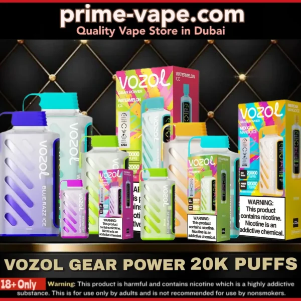 VOZOL Gear Power 20000 Puffs Disposable Vape in Dubai UAE