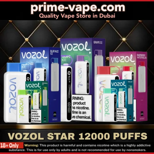 Vozol Star 12000 Puffs Disposable Vape in Dubai UAE- Best Kit