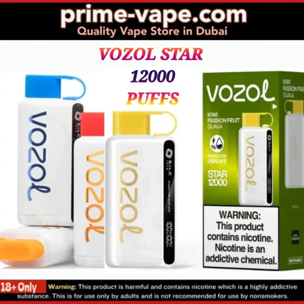 Vozol Star 12000 Puffs Disposable Vape in Dubai UAE- Best Kit