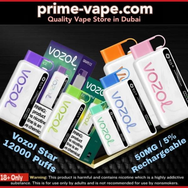 Vozol Star 12000 Puffs Disposable Vape in Dubai UAE- Best Kit