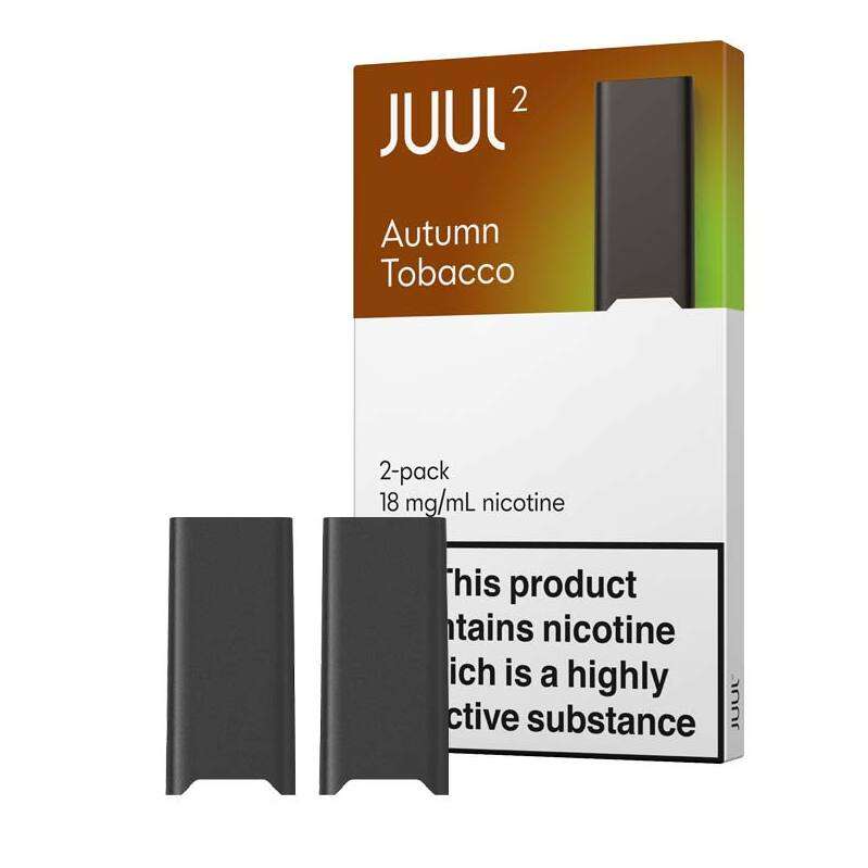 JUUL 2 PODS Authentic Flavor Autumn Tobacco