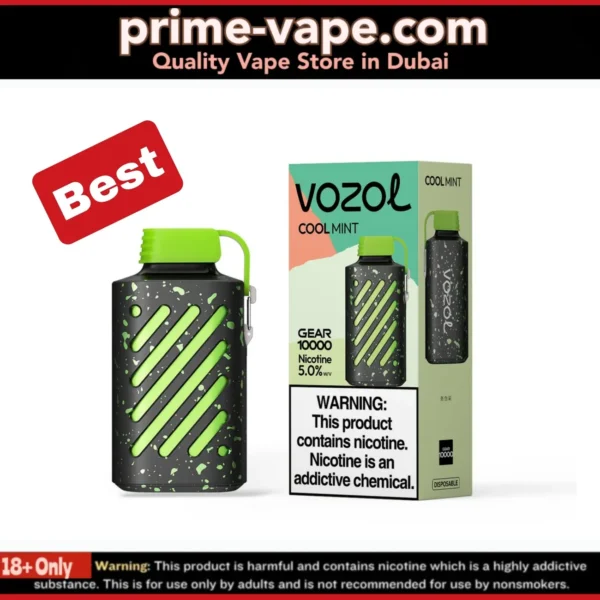 VOZOL Gear 10000 Puffs 50MG 10k Disposable Vape Dubai UAE