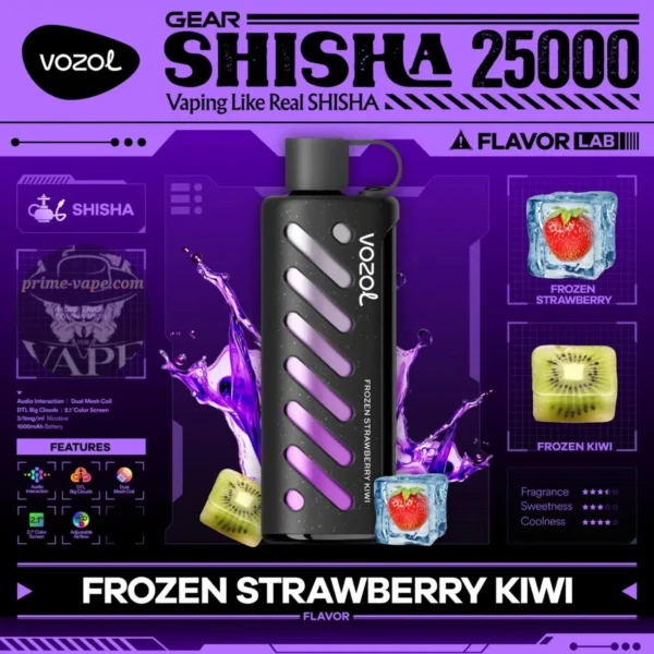 VOZOL Gear Shisha 25000 Puffs 5MG Disposable Vape 25k Dubai