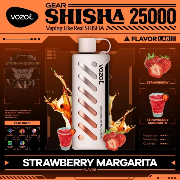 VOZOL Gear Shisha 25000 Puffs 5MG Disposable Vape 25k Dubai