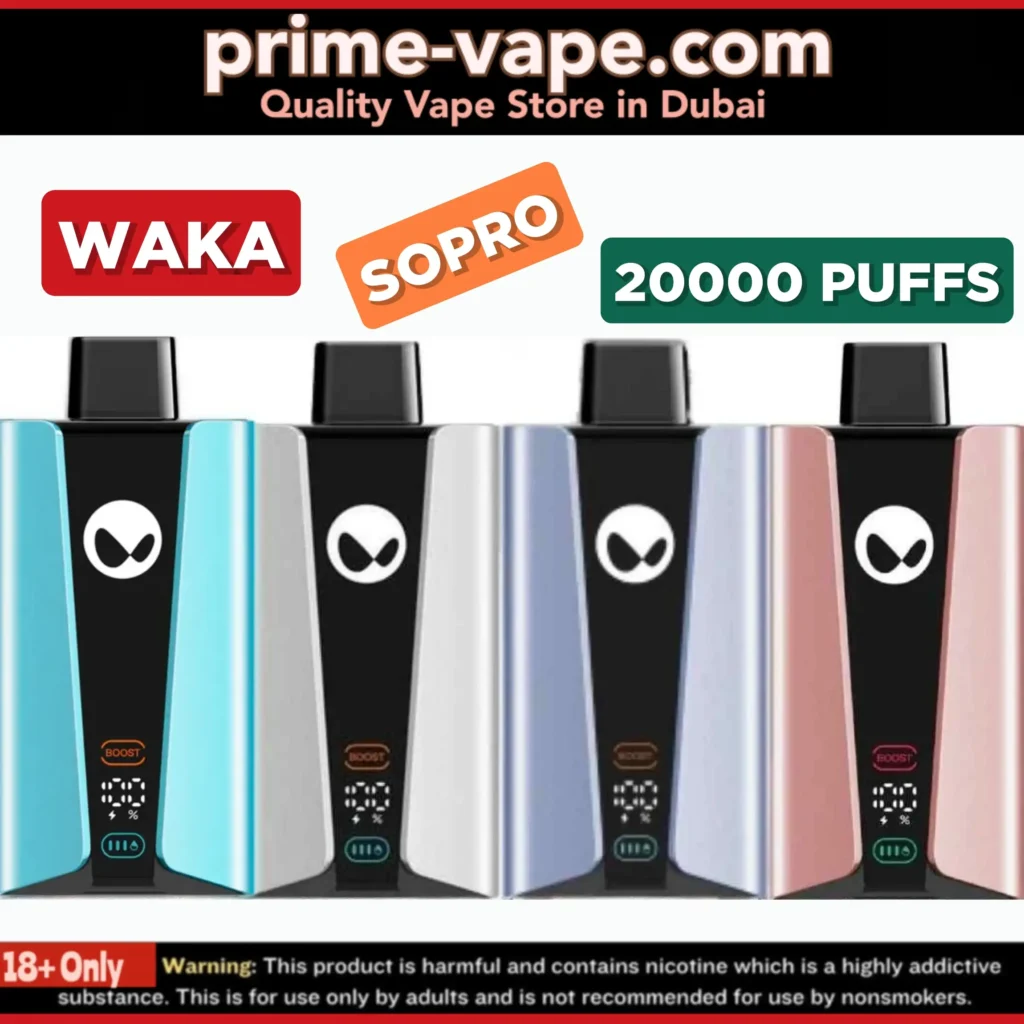 Waka SoPro 20000 Puffs 50MG 20k Disposable Vape 5% Dubai