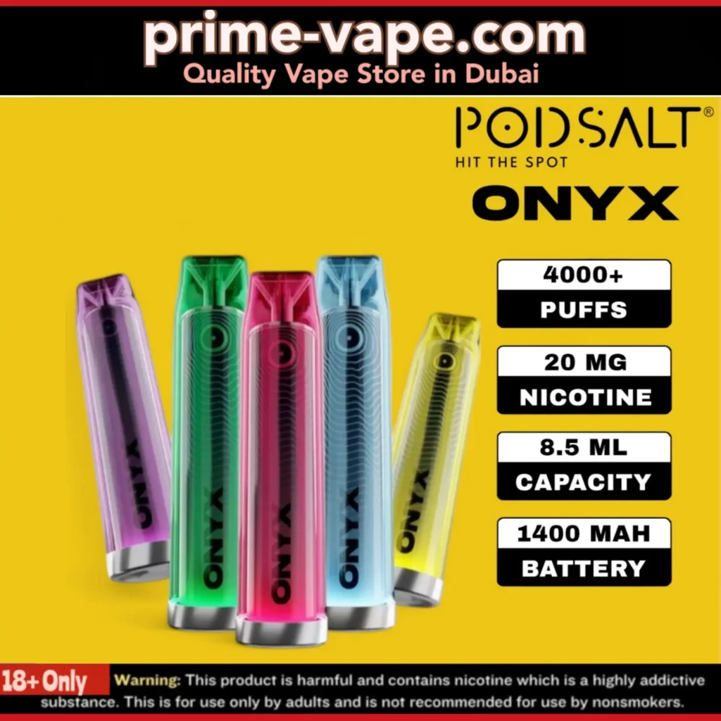 Pod Salt Onyx 4000 Puffs 20MG Disposable Vape 2% - Dubai