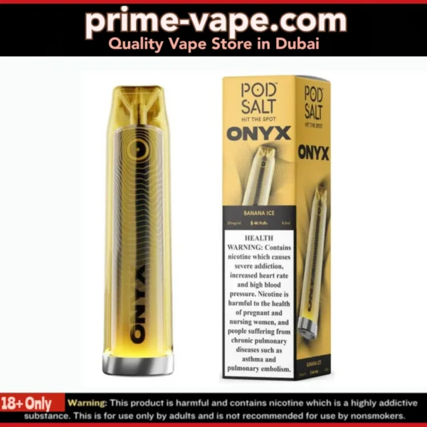 Pod Salt Onyx 4000 Puffs 20MG Disposable Vape 2% - Dubai