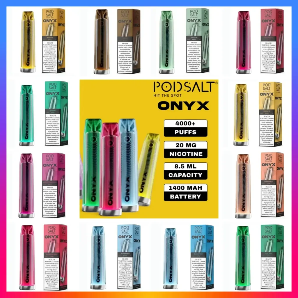 Pod Salt Onyx Flavors