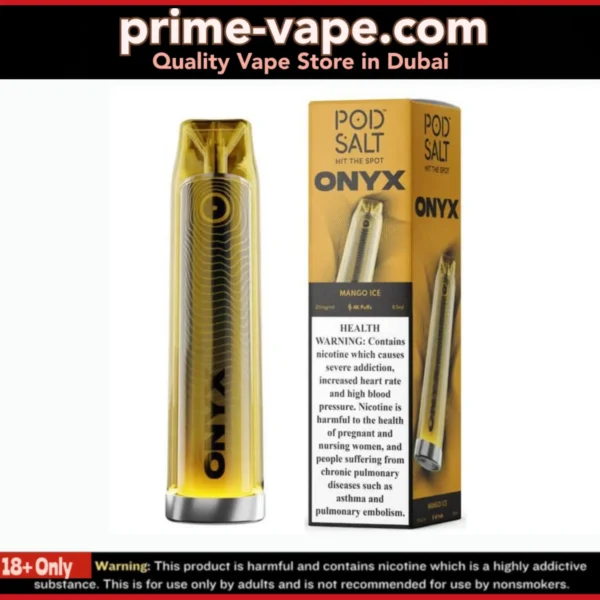 Pod Salt Onyx 4000 Puffs 20MG Disposable Vape 2% - Dubai