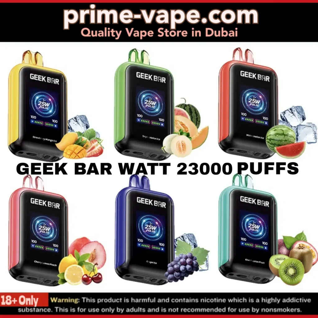 Geek Bar Watt 23000 Puffs 50mg Disposable Vape - Dubai UAE