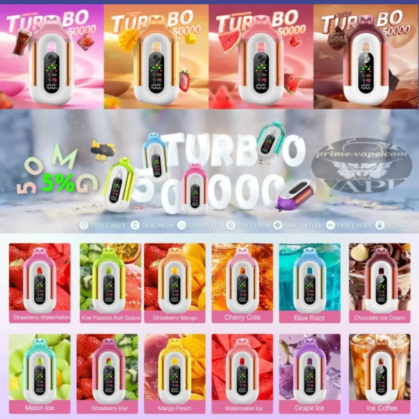 Bounce Turbo 50000 Puffs Disposable Vape in Dubai UAE