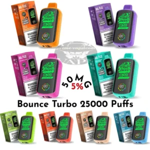 Bounce Turbo 25000 Puffs 50mg Disposable Pod | Prime-Vape