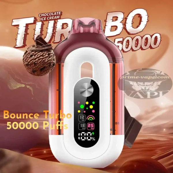 Bounce Turbo 50000 Puffs Chocolate Ice Cream Disposable Vape in Dubai UAE
