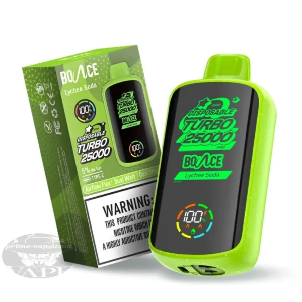 Bounce Turbo 25000 Puffs 50mg Lychee Soda Disposable Pod | Prime-Vape