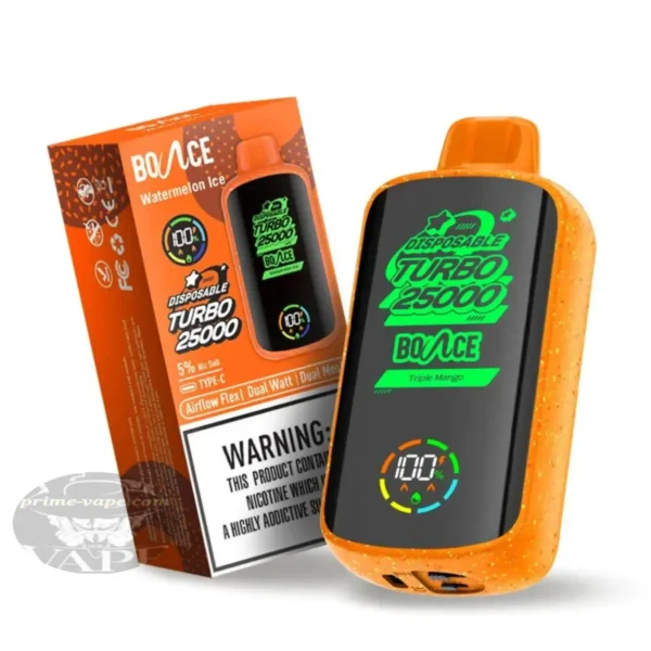 Bounce Turbo 25000 Puffs 50mg Watermelon Ice Disposable Pod | Prime-Vape