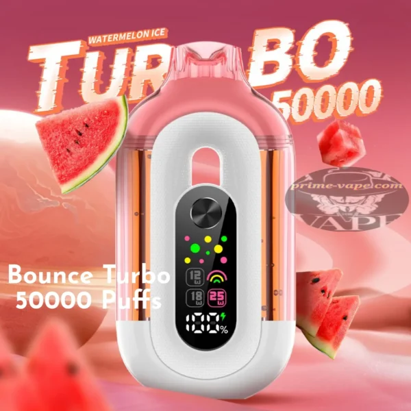 Bounce Turbo 50000 Puffs Watermelon Ice Disposable Vape in Dubai UAE