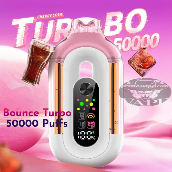 Bounce Turbo 50000 Puffs Cherry Cola Disposable Vape in Dubai UAE