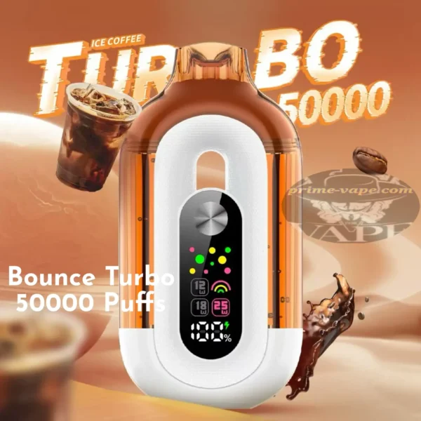 Bounce Turbo 50000 Puffs Ice Coffee Disposable Vape in Dubai UAE