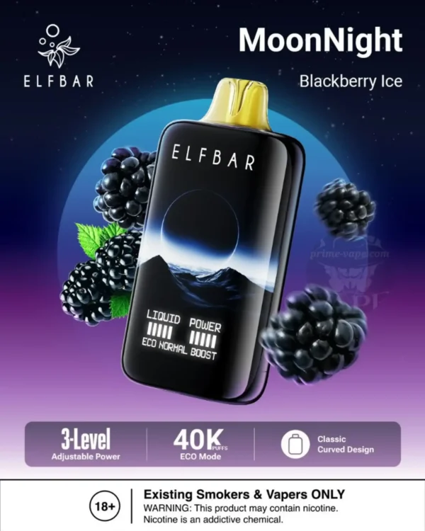 Elf Bar Moon Night 40000 Puffs Disposable Vape in Dubai UAE