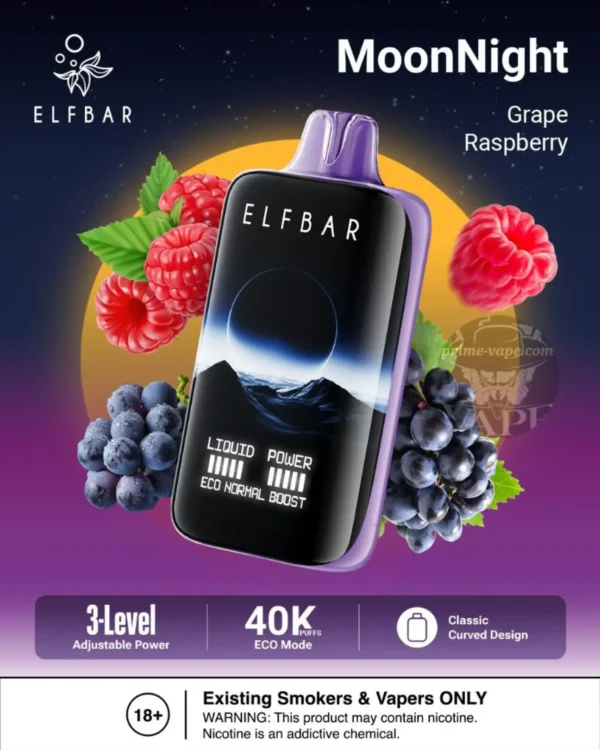 Elf Bar Moon Night 40000 Puffs Disposable Vape in Dubai UAE - Image 8