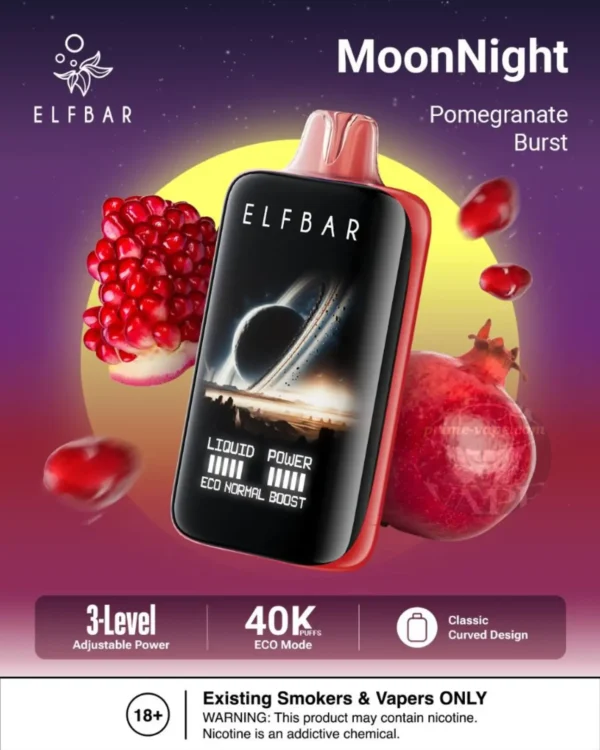 Elf Bar Moon Night 40000 Puffs Disposable Vape in Dubai UAE
