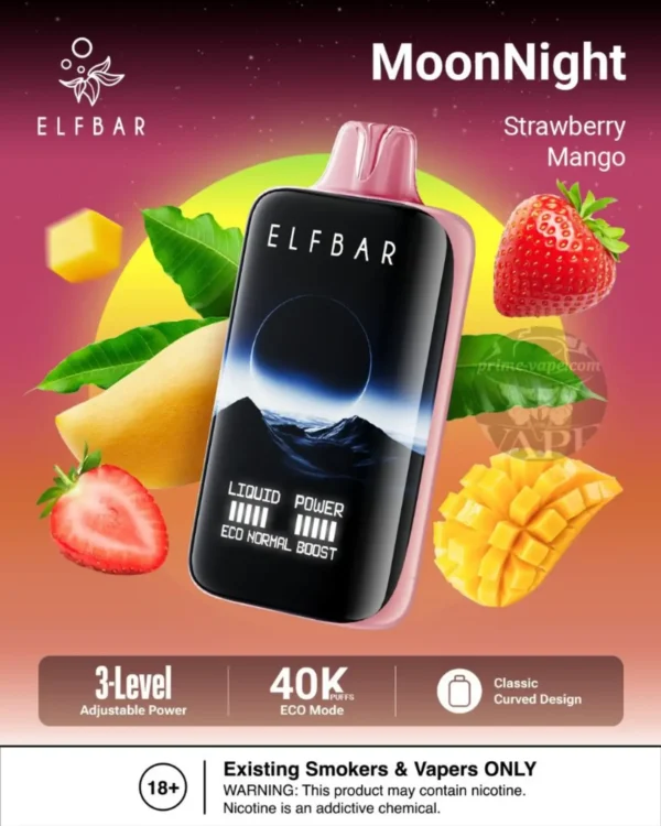 Elf Bar Moon Night 40000 Puffs Disposable Vape in Dubai UAE