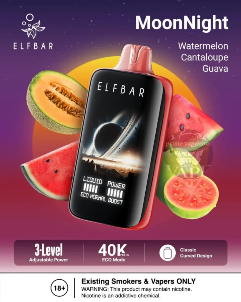 Elf Bar Moon Night 40000 Puffs Vape Pod in Dubai UAE