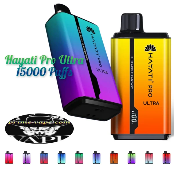 Hayati Pro Ultra 15000 Puffs 20mg (2%) Disposable - Prime-Vape