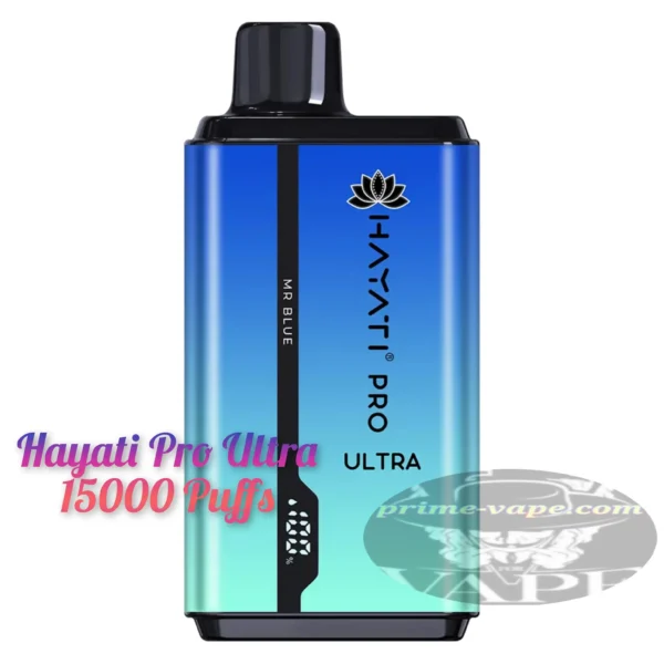 Hayati Pro Ultra 15000 Puffs 20mg (2%) Mr Blue Disposable - Prime-Vape