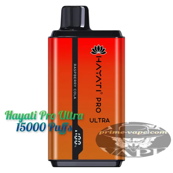 Hayati Pro Ultra 15000 Puffs 20mg (2%) Raspberry Cherry Disposable - Prime-Vape