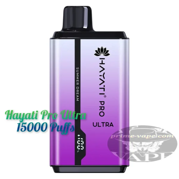 Hayati Pro Ultra 15000 Puffs 20mg (2%) Summer Dream Disposable - Prime-Vape