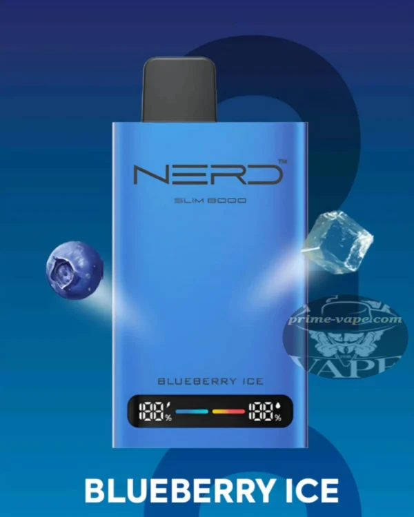 Nerd Slim 8000 Puffs Disposable Vape 20mg in Dubai UAE