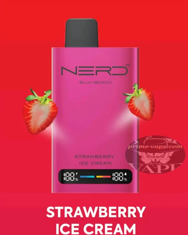 Nerd Slim 8000 Puffs Disposable Vape 20mg in Dubai UAE