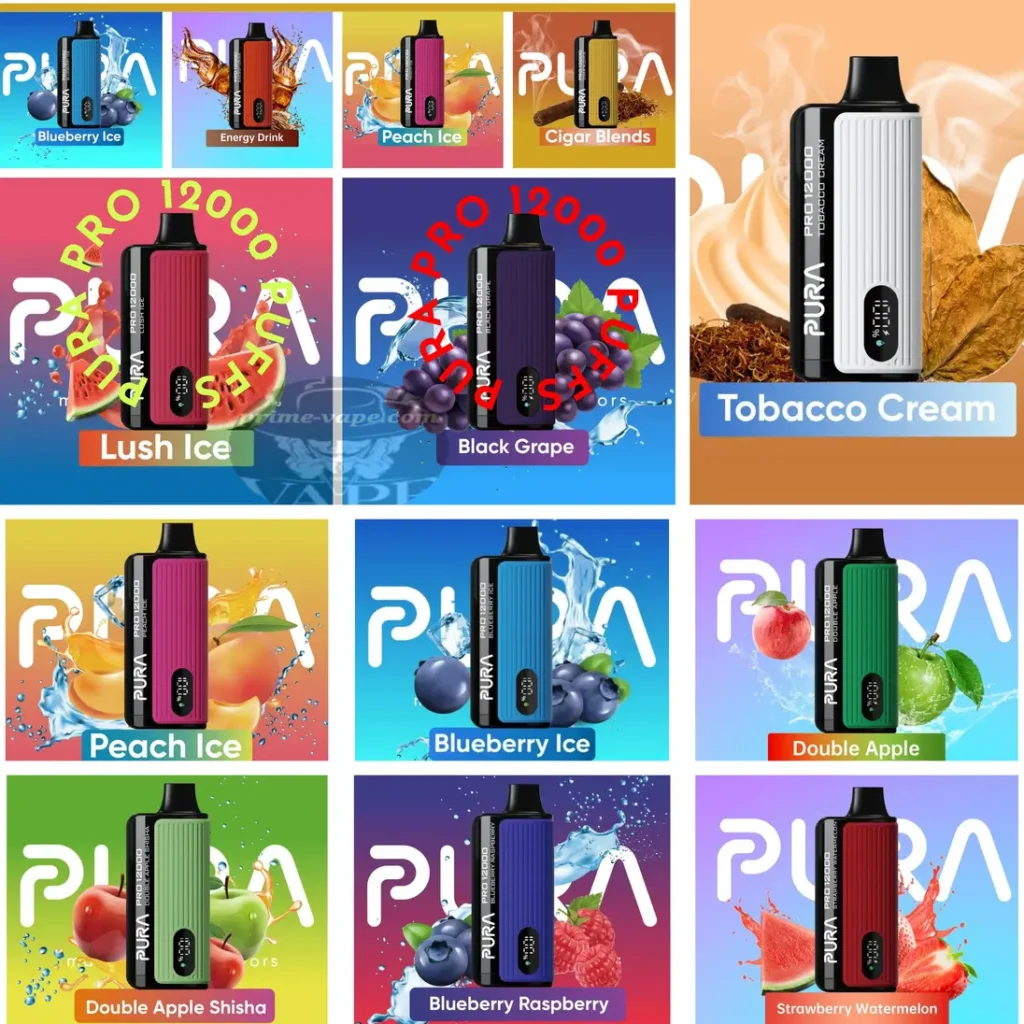 Best Pura Pro 12000 Puffs 2% & 5% Disposable Vape | Prime-Vape