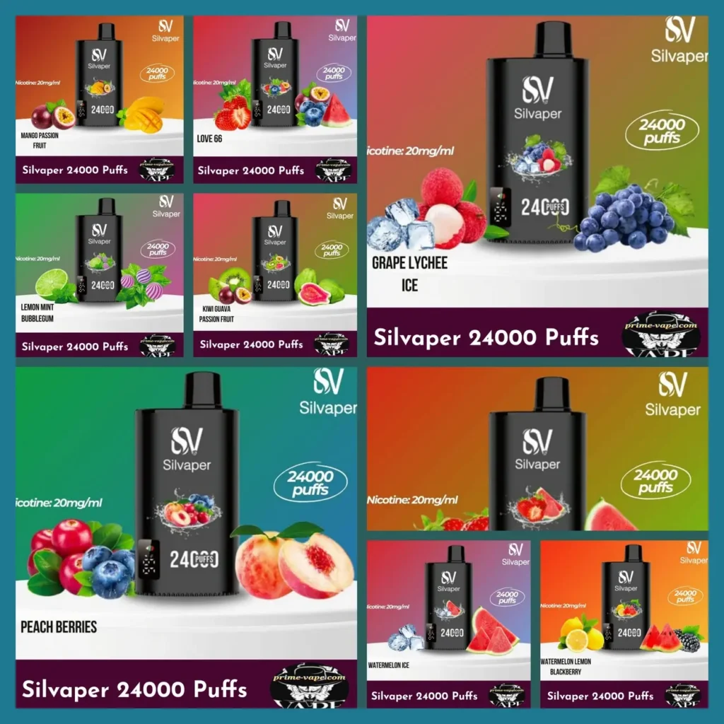 Silvaper 24000 Puffs Disposable Bar: A Premium Vape Kit in Dubai