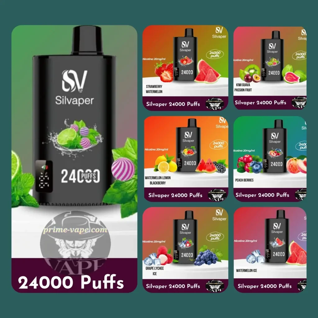 Silvaper 24000 Puffs Disposable Bar: A Premium Vape Kit in Dubai