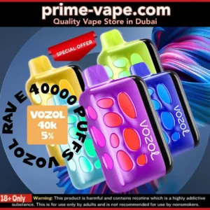 NEW VOZOL RAVE 40000 Puffs Disposable Vape | Prime-Vape