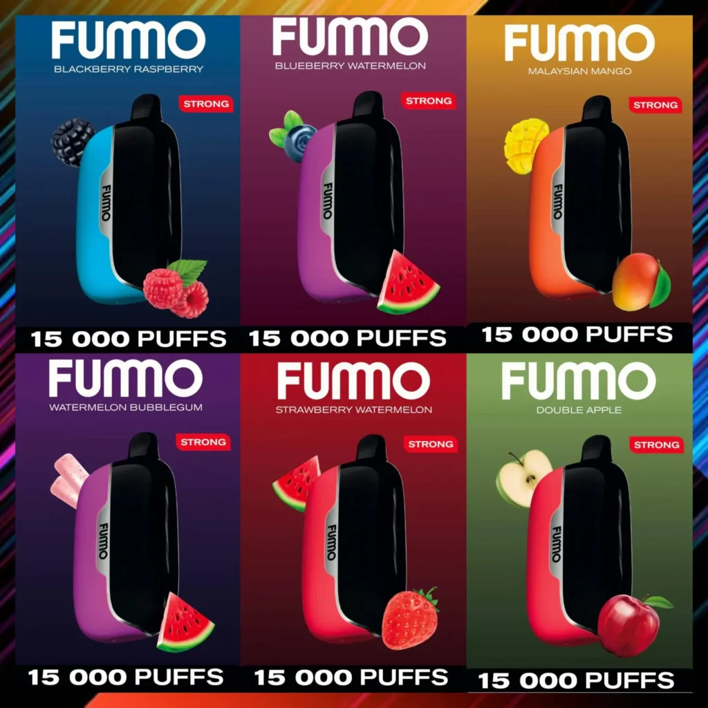 FUMMO Power 15000 Puffs 2% Disposable Vape in Dubai UAE