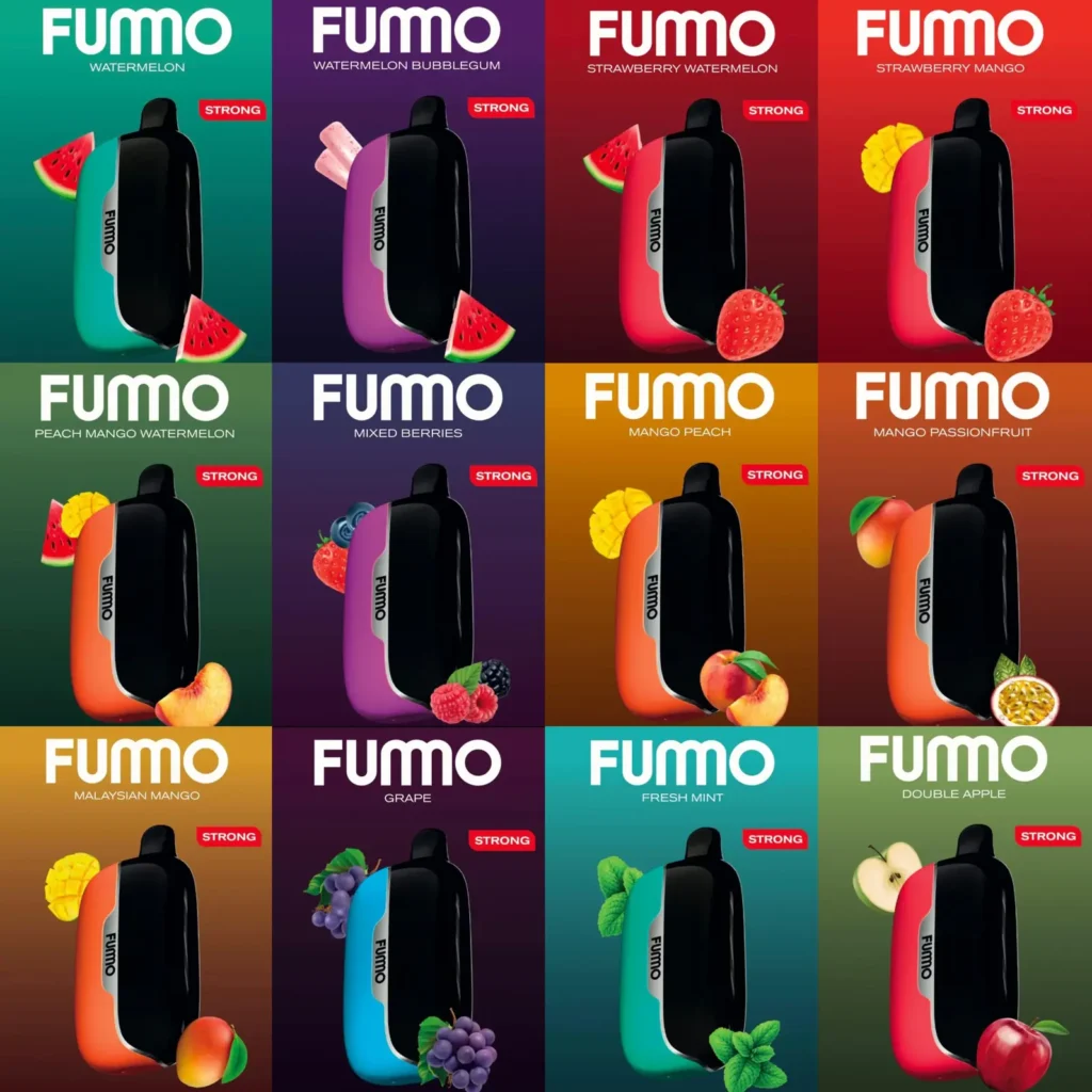 FUMMO Power 15000 Puffs 2% Disposable Vape in Dubai UAE