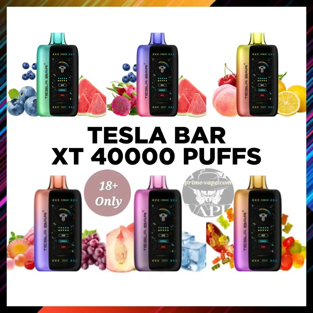 Tesla Bar XT 40000 Puffs Disposable Vape in Dubai UAE