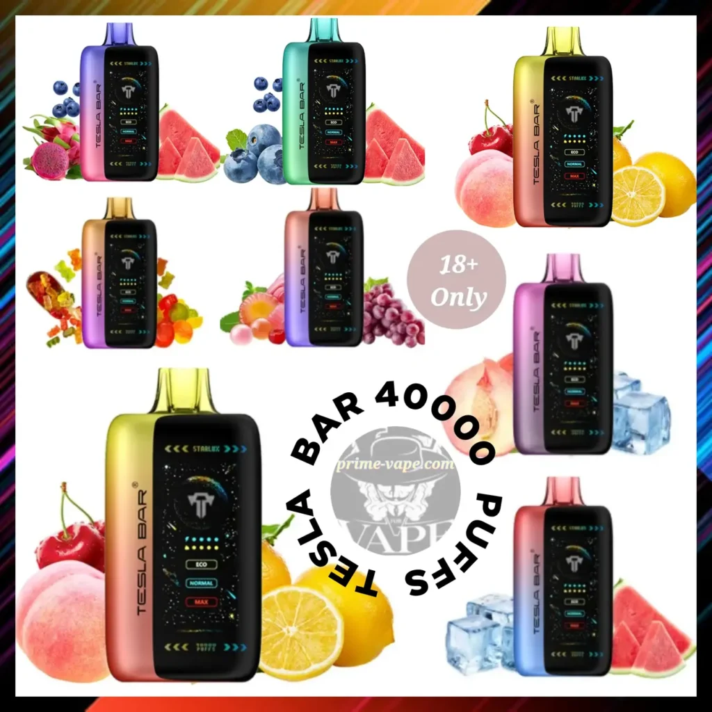 Tesla Bar XT 40000 Puffs Disposable Vape in Dubai UAE